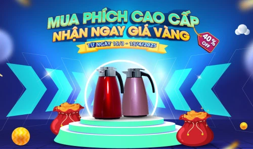 GIẢM GIÁ SỐC 40% - SỞ HỮU NGAY PHÍCH NƯỚC RẠNG ĐÔNG CAO CẤP!